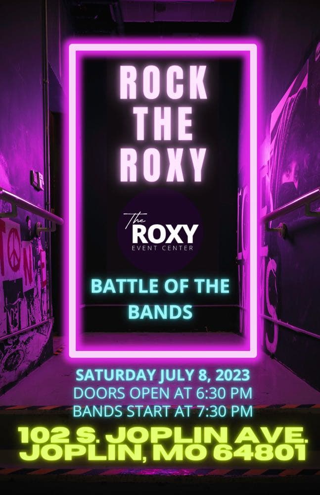 Rock the Roxy flyer